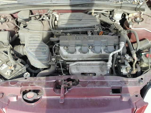 2HGES16532H573953 - 2002 HONDA CIVIC LX PURPLE photo 7