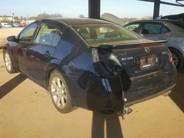 1N4BA41E37C824368 - 2007 NISSAN MAXIMA SE BLUE photo 3