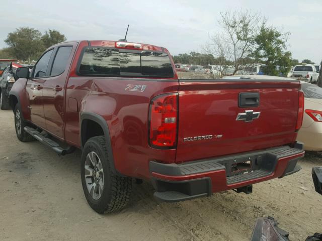 1GCGSDEN0H1209295 - 2017 CHEVROLET COLORADO Z RED photo 3