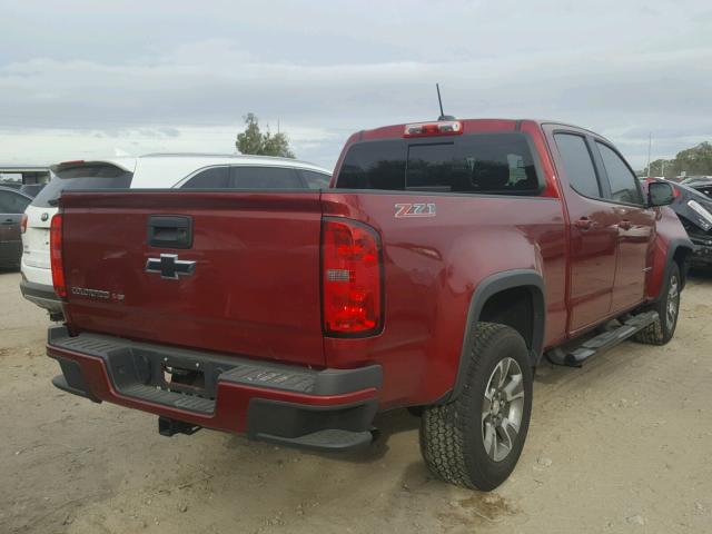 1GCGSDEN0H1209295 - 2017 CHEVROLET COLORADO Z RED photo 4