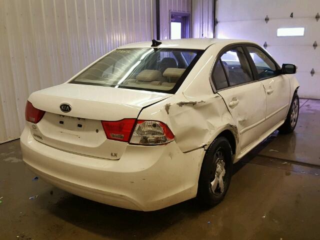 KNAGE228995334748 - 2009 KIA OPTIMA LX WHITE photo 4