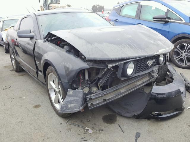 1ZVHT82H675284949 - 2007 FORD MUSTANG GT BLACK photo 1