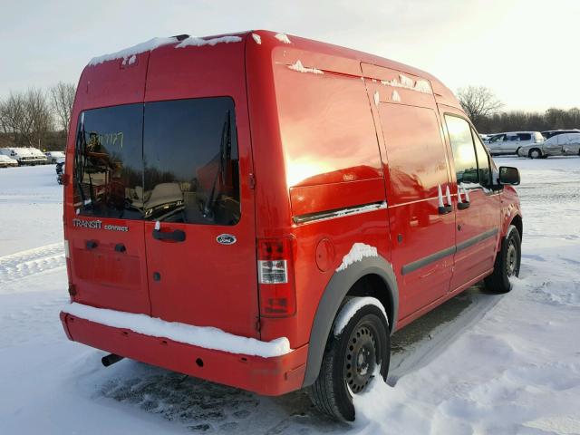 NM0LS6BN0AT028851 - 2010 FORD TRANSIT CO RED photo 4