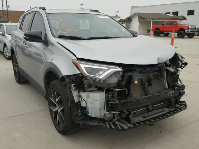 2T3NFREV5GW271090 - 2016 TOYOTA RAV4 SE SILVER photo 1