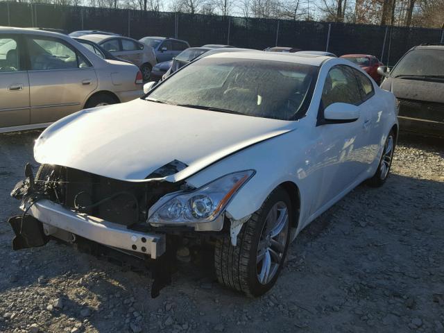 JNKCV64E18M101297 - 2008 INFINITI G37 BASE WHITE photo 2