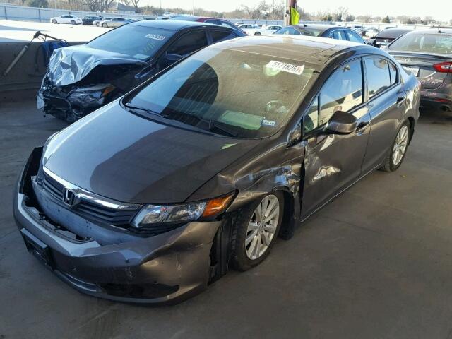 19XFB2F86CE329004 - 2012 HONDA CIVIC EX გრაფიტი ფოტო 2