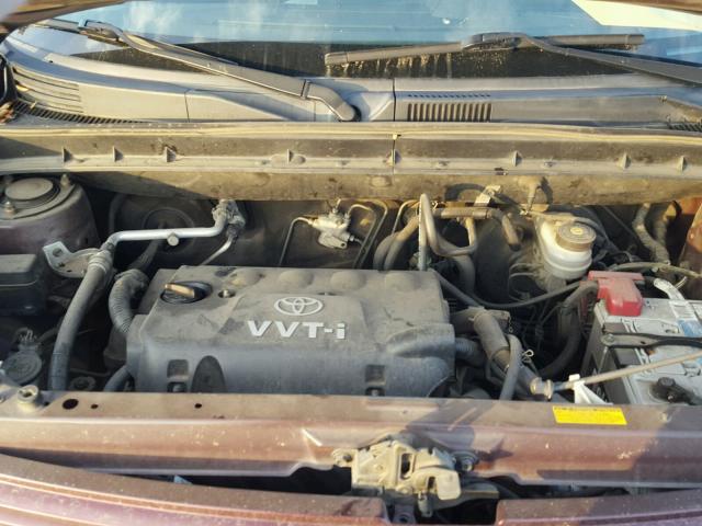 JTLKT334940166267 - 2004 TOYOTA SCION XB BURGUNDY photo 7