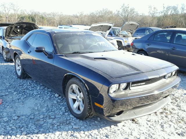 2C3CDYAG9CH280890 - 2012 DODGE CHALLENGER BLUE photo 1