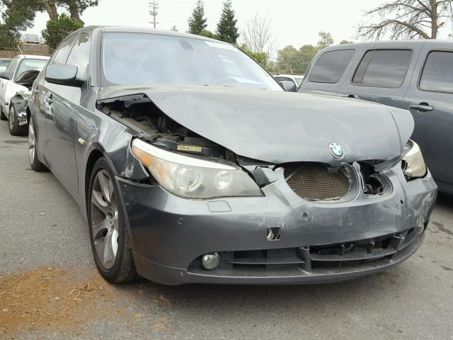 WBANB33534B108886 - 2004 BMW 545 I GRAY photo 1