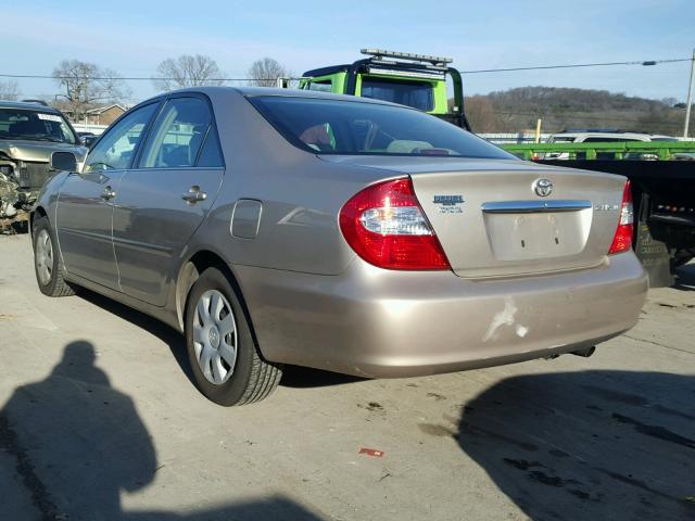 4T1BE32K74U908773 - 2004 TOYOTA CAMRY LE TAN photo 3