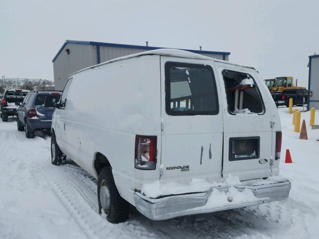 1FTFE24H4SHB71393 - 1995 FORD ECONOLINE WHITE photo 3