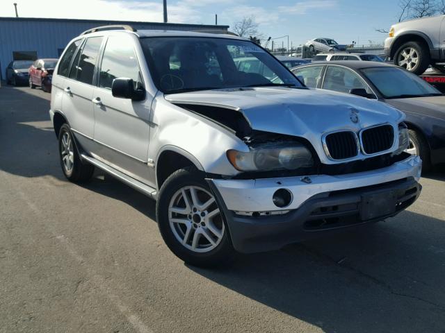 5UXFA53543LP27199 - 2003 BMW X5 3.0I SILVER photo 1