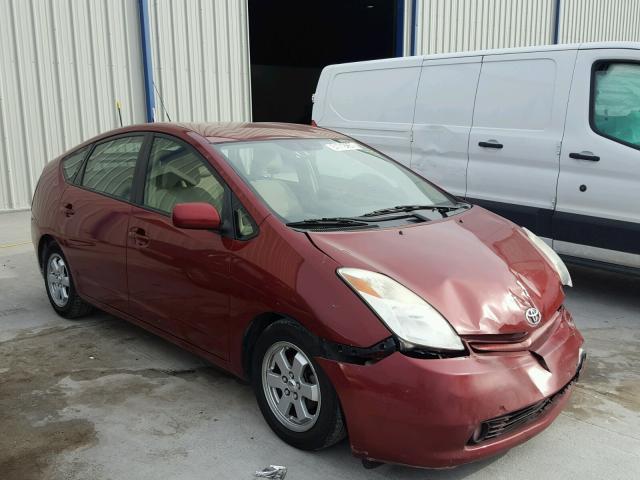 JTDKB20U353088632 - 2005 TOYOTA PRIUS RED photo 1