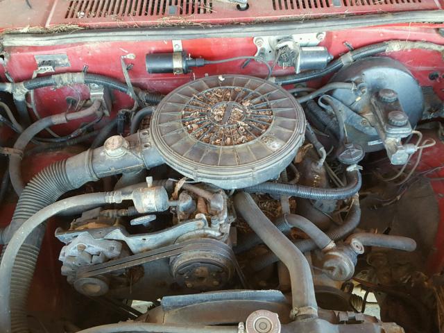 1B7FL66X4KS037830 - 1989 DODGE DAKOTA SPO RED photo 7