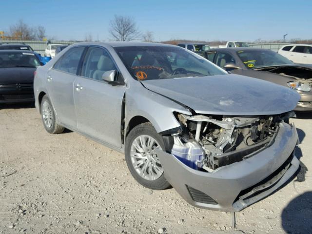 4T4BF1FK0DR327438 - 2013 TOYOTA CAMRY L SILVER photo 1