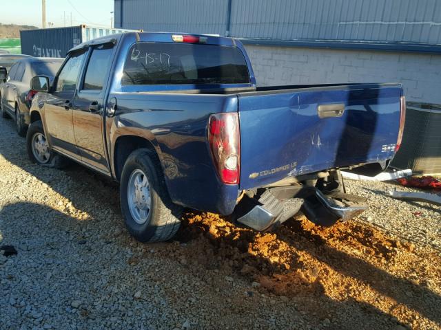 1GCCS136658130595 - 2005 CHEVROLET COLORADO BLUE photo 3