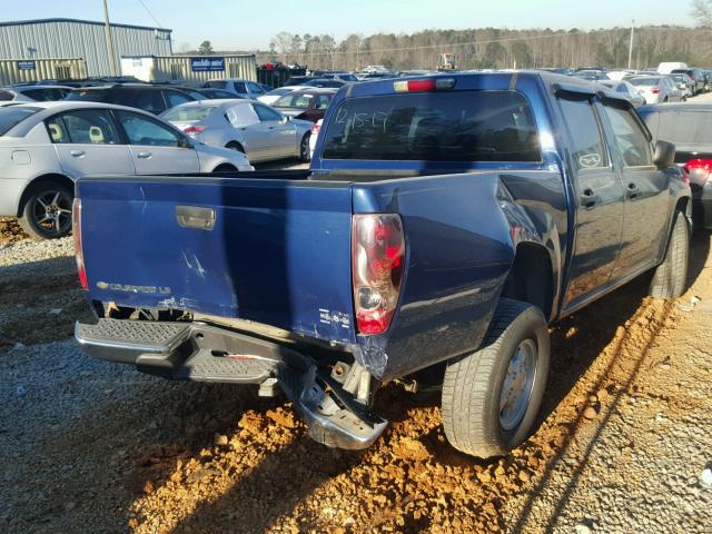 1GCCS136658130595 - 2005 CHEVROLET COLORADO BLUE photo 4