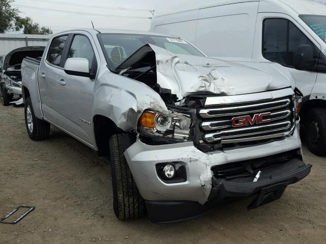 1GTG5CE34G1110249 - 2016 GMC CANYON SLE GRAY photo 1