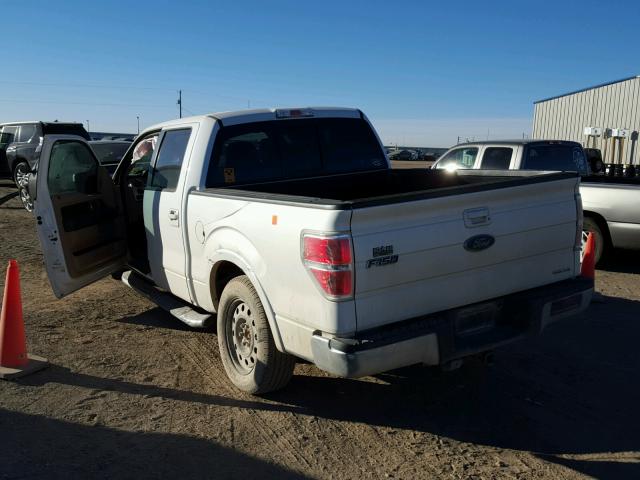 1FTFW1CF4DFA30121 - 2013 FORD F150 SUPER WHITE photo 3