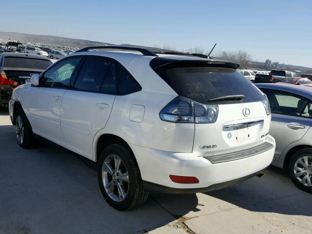 JTJHW31U660006136 - 2006 LEXUS RX 400 WHITE photo 3