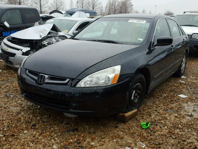 1HGCM66555A054419 - 2005 HONDA ACCORD EX BLACK photo 2