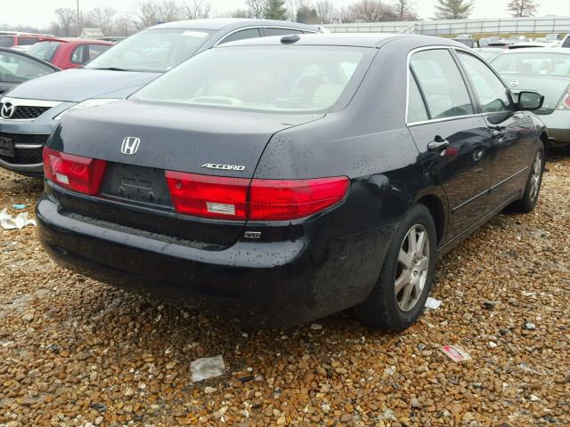 1HGCM66555A054419 - 2005 HONDA ACCORD EX BLACK photo 4