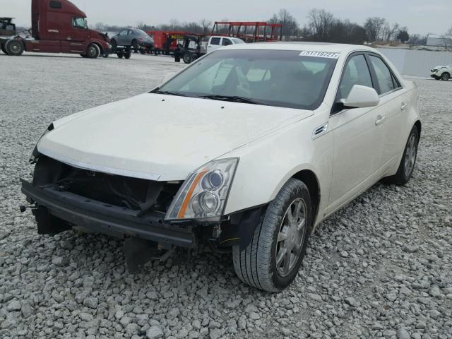 1G6DF577190104867 - 2009 CADILLAC CTS WHITE photo 2