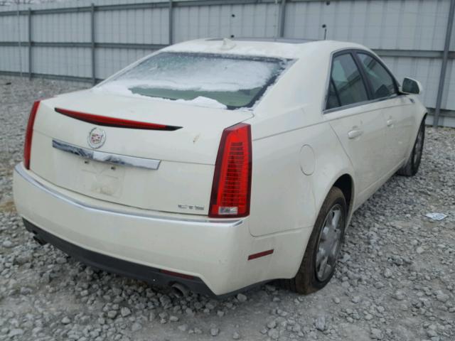 1G6DF577190104867 - 2009 CADILLAC CTS WHITE photo 4