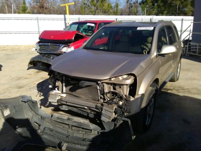 2CNDL63F576000570 - 2007 CHEVROLET EQUINOX LT TAN photo 2