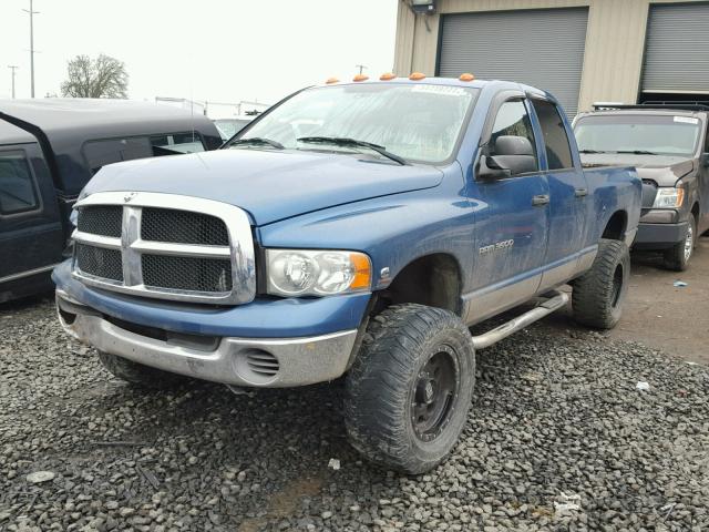 3D7LU38CX3G830895 - 2003 DODGE RAM 3500 S BLUE photo 2