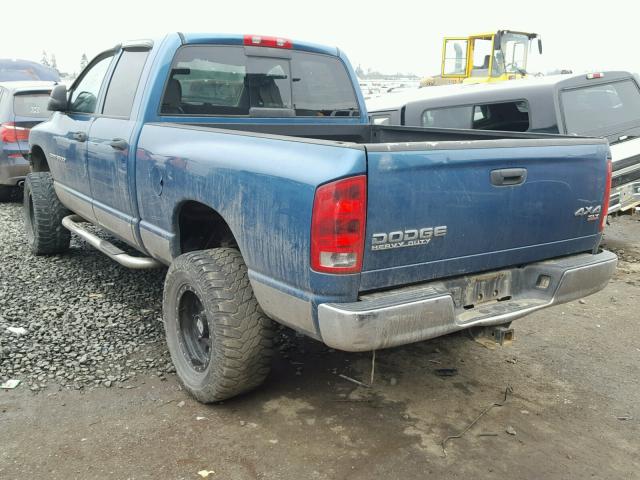 3D7LU38CX3G830895 - 2003 DODGE RAM 3500 S BLUE photo 3