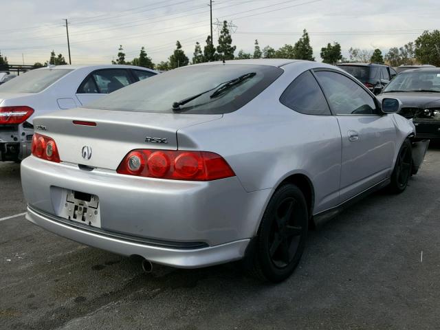 JH4DC548X5S003780 - 2005 ACURA RSX SILVER photo 4