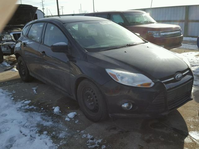 1FAHP3K21CL262553 - 2012 FORD FOCUS SE BLACK photo 1