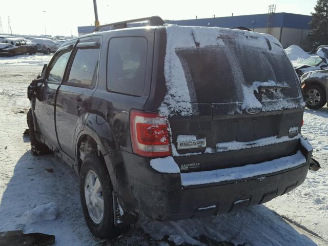 1FMCU93198KE68234 - 2008 FORD ESCAPE XLT BLACK photo 3