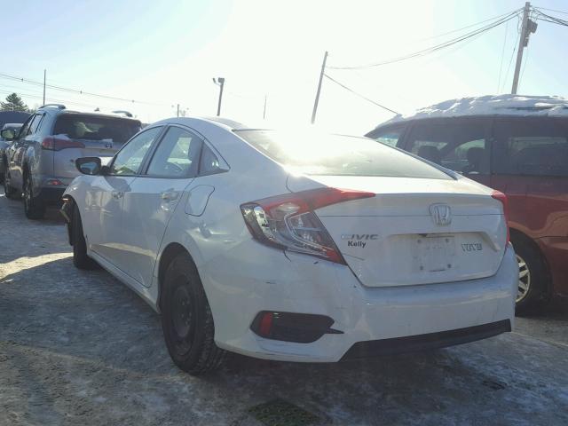 19XFC2F51GE242927 - 2016 HONDA CIVIC LX WHITE photo 3