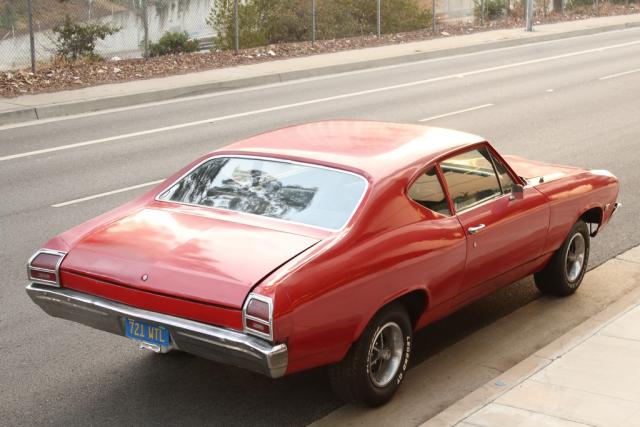 133278B105660 - 1968 CHEVROLET CHEVELLE RED photo 3