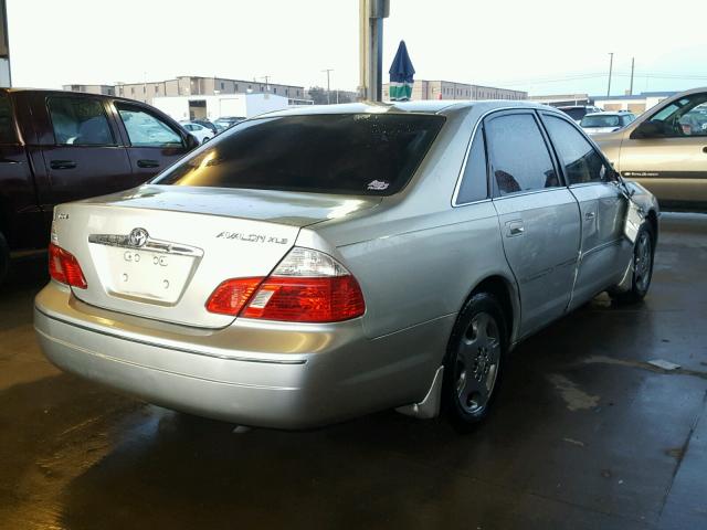 4T1BF28B33U290218 - 2003 TOYOTA AVALON XL SILVER photo 4