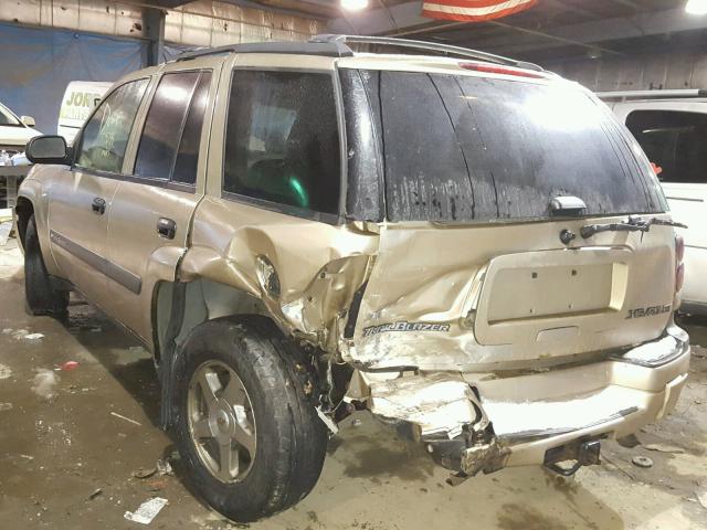 1GNDT13S942346917 - 2004 CHEVROLET TRAILBLAZE TAN photo 3