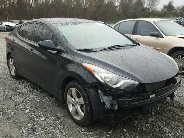 5NPDH4AE8DH212312 - 2013 HYUNDAI ELANTRA GL BLACK photo 1