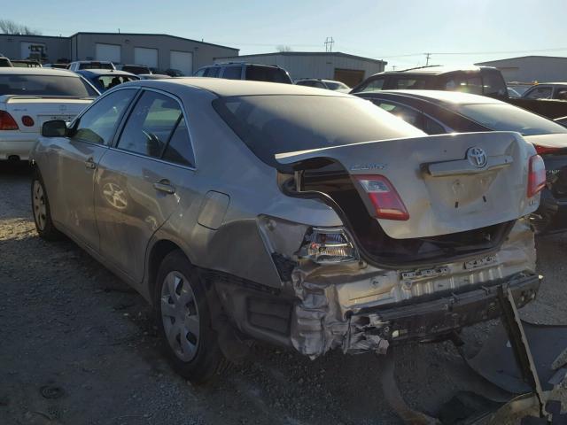 4T4BE46K08R014206 - 2008 TOYOTA CAMRY CE TAN photo 3