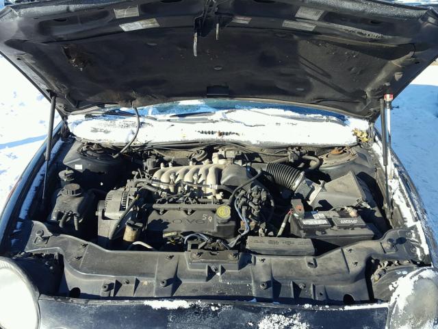 1FAFP53U1XA118778 - 1999 FORD TAURUS SE BLACK photo 7