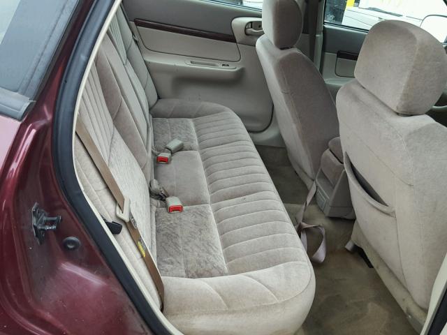 2G1WF55E129208626 - 2002 CHEVROLET IMPALA 勃艮第红 照片 6
