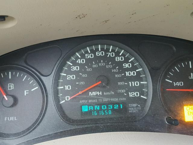 2G1WF55E129208626 - 2002 CHEVROLET IMPALA 勃艮第红 照片 8