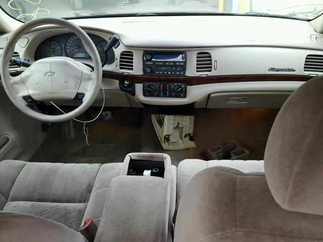2G1WF55E129208626 - 2002 CHEVROLET IMPALA 勃艮第红 照片 9