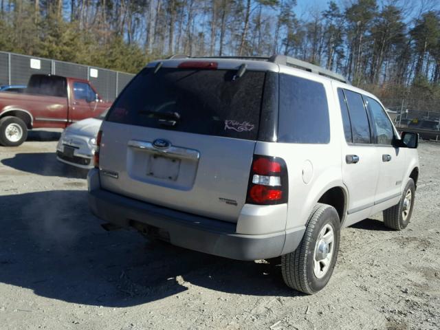1FMEU62EX6UA78837 - 2006 FORD EXPLORER X SILVER photo 4