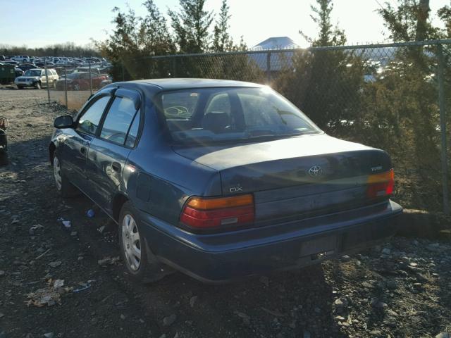 2T1AE09B8RC060413 - 1994 TOYOTA COROLLA LE 蓝色 照片 3