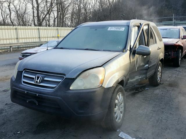 JHLRD778X6C035767 - 2006 HONDA CR-V EX GRAY photo 2