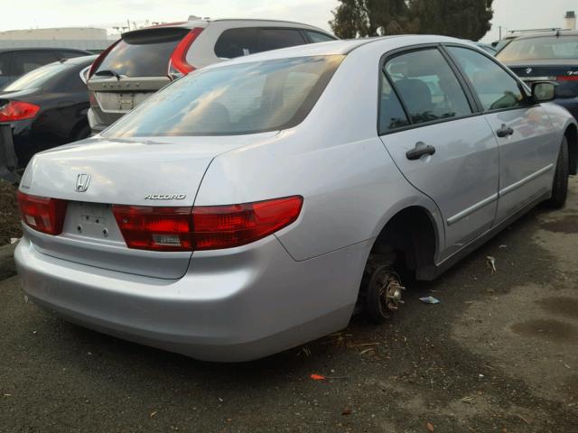 1HGCM56125A162536 - 2005 HONDA ACCORD DX SILVER photo 4