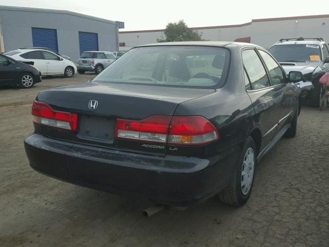 JHMCG66591C009082 - 2001 HONDA ACCORD LX BLACK photo 4