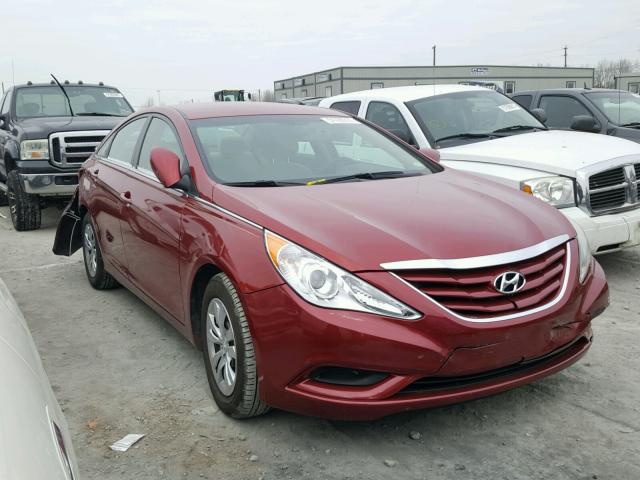 5NPEB4ACXCH490650 - 2012 HYUNDAI SONATA GLS BURGUNDY photo 1